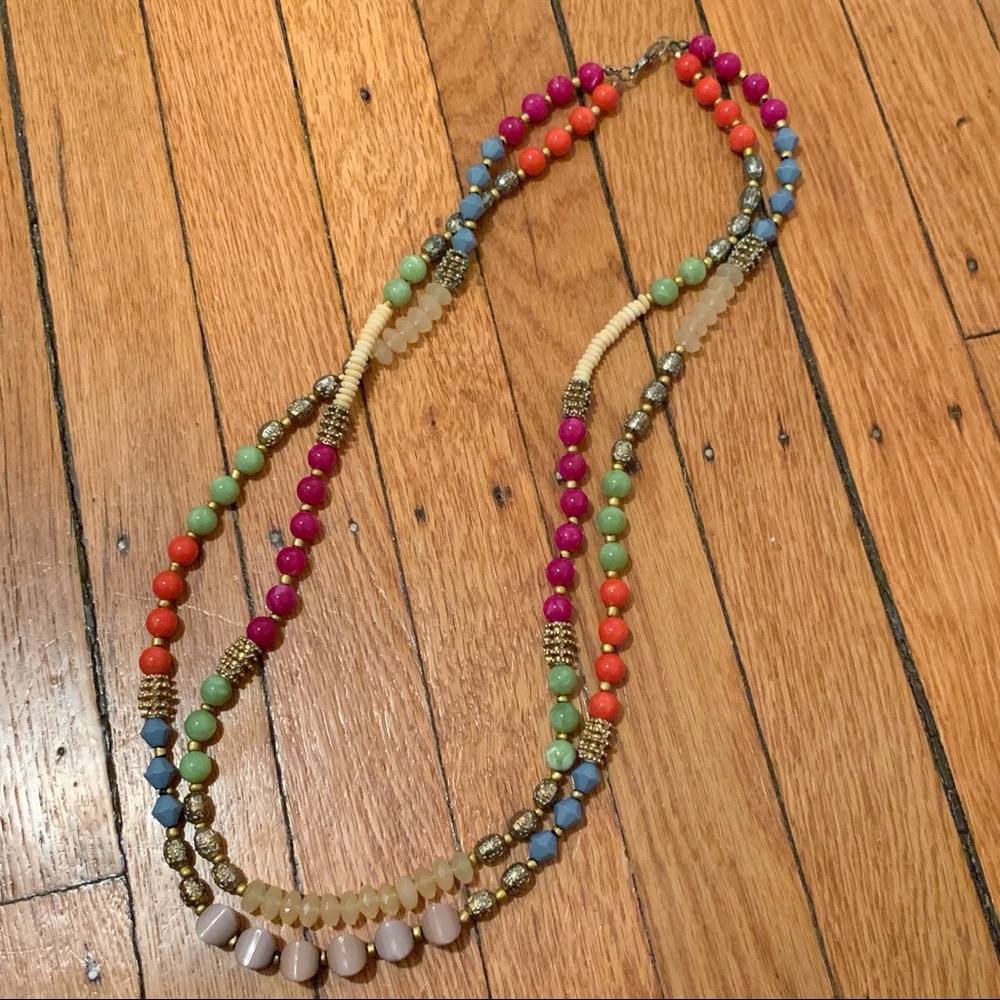 Anthropologie multi color necklace